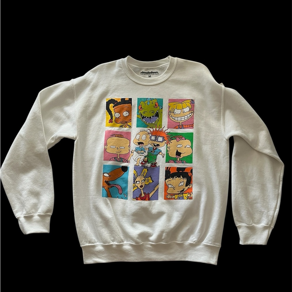 New Nickelodeon 90s Rugrats white Sweater, adult unisex size Medium